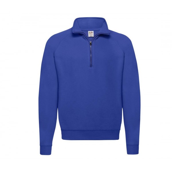 Sweat manches longues col zippé