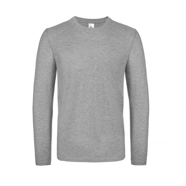 Tee shirt homme manches longues col rond 145g