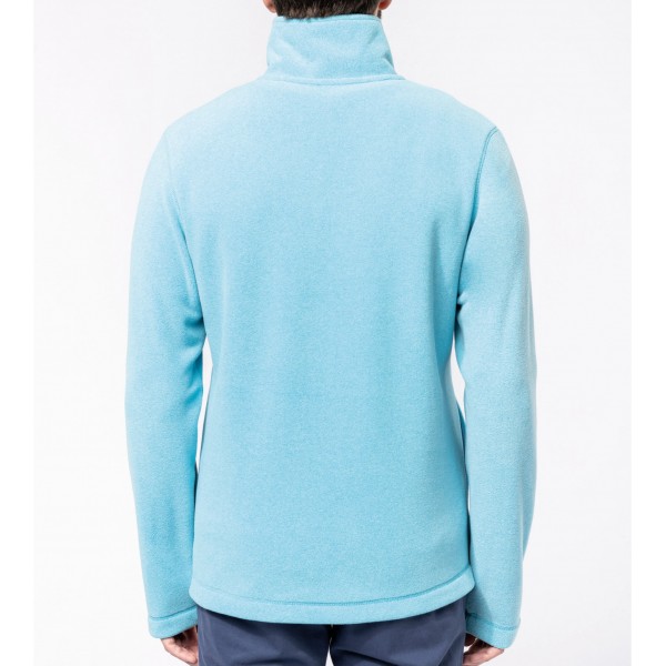 Micropolaire homme col zippée