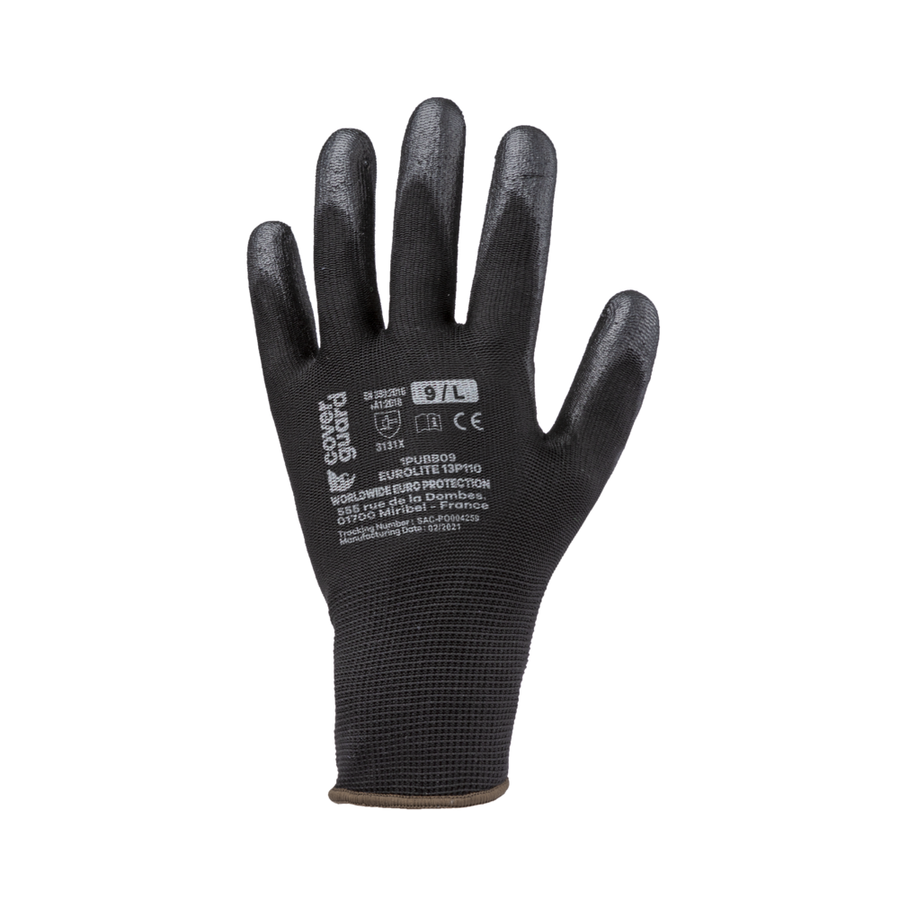 Gants de manutention en peau taille 10